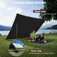 thumbnail image 3 of 18 Mil Heavy Duty Tarp Cover, Waterproof UV Resistant Rip and Tear Proof Poly Tarpaulin with Reinforced Edges for Roof Camping Patio Pool Boat Car 24x30ft, 3 of 15