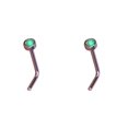 thumbnail image 1 of ziyahi Nez Goujons Style Simple Femme Dressing Orner Mode Décor Accessoire en Acier Inoxydable en Forme de L Bijoux Vis Broche Type 3 Type7 NO7, 1 of 6