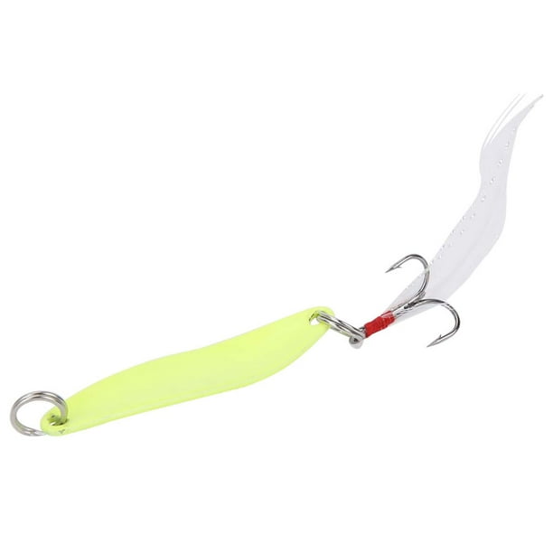 Fishing Spoons Lures Spots Pattern With Treble Hooks Anti