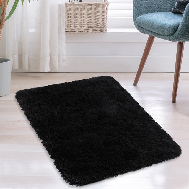4x6 ft Shaggy Area Rugs for Bedroom Living Room Large Fluffy Floor Rugs with Non-Slip Backing, Soft Plush Carpet Rugs Home Décor
