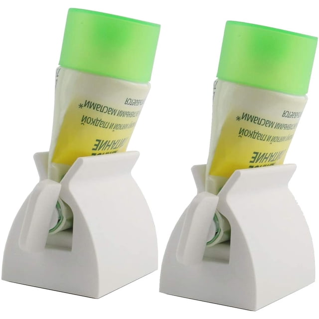 2 uds tubo rodante exprimidor de pasta de dientes soporte de asiento de pasta de dientes/dispensador de pasta de dientes giratorio Manual multifunción accesorios de baño conjuntos productos TUNC Sencillez