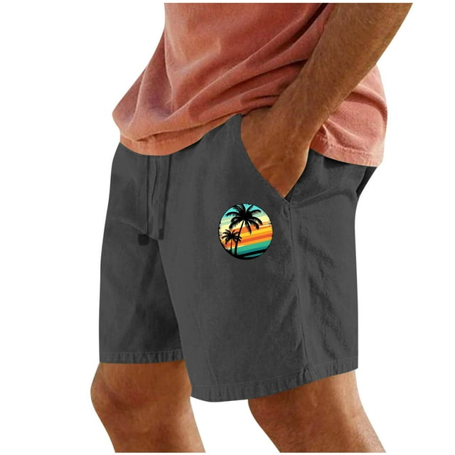 Pantalones Cortos para Hombre Cintura Elástica con Bolsillos Color Sólido Casual Cordón Suelto Pantalones Cortos de Ejercicio