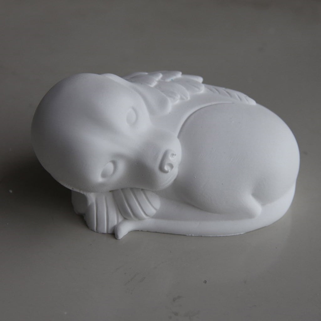 Aurgiarme 3D Animal Epoxy Resin Molds Silicone Texture Suitable for Creating Unique Pet Memorials Featuring Sleeping Cats and Dogs
