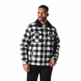 thumbnail image 3 of Unisex The Wild Collective Black Boston Celtics Flannel Full-Zip Shacket, 3 of 4