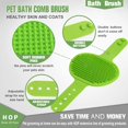 thumbnail image 3 of Pet Bath Brush Grooming Comb, Pet Shampoo Soothing Massage, 3 of 5