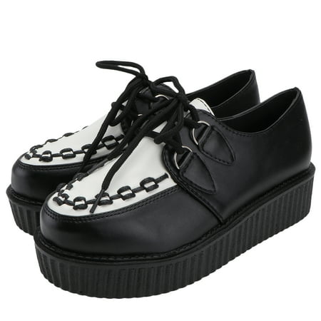 

NUOLUX Shoes Leatherplatform Oxford Uniform Sole Thick Creative Footwear Fashionable Dresscosplay Oxfor Japanese Shoe Wingtip