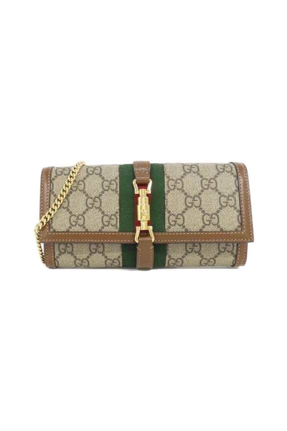Pre-Owned Gucci JACKIE 1961 652681 HUHHG Chain Wallet