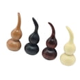 thumbnail image 4 of Shisuyan 4 Pcs Wooden Gourd Shape Adornment Calabash Model Decor Calabash Desktop Decor, 4 of 8