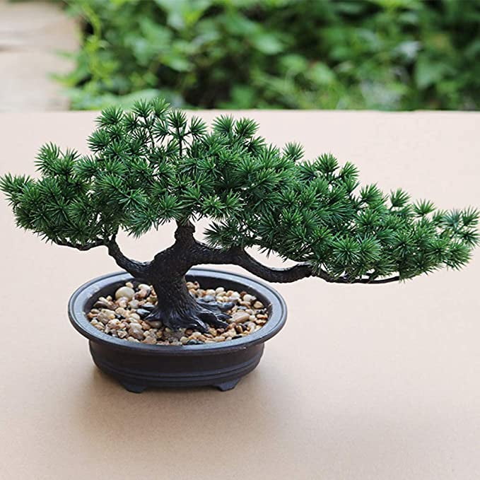 Jinsinto Artificial Bonsai Tree Fake Plant Decoration Potted