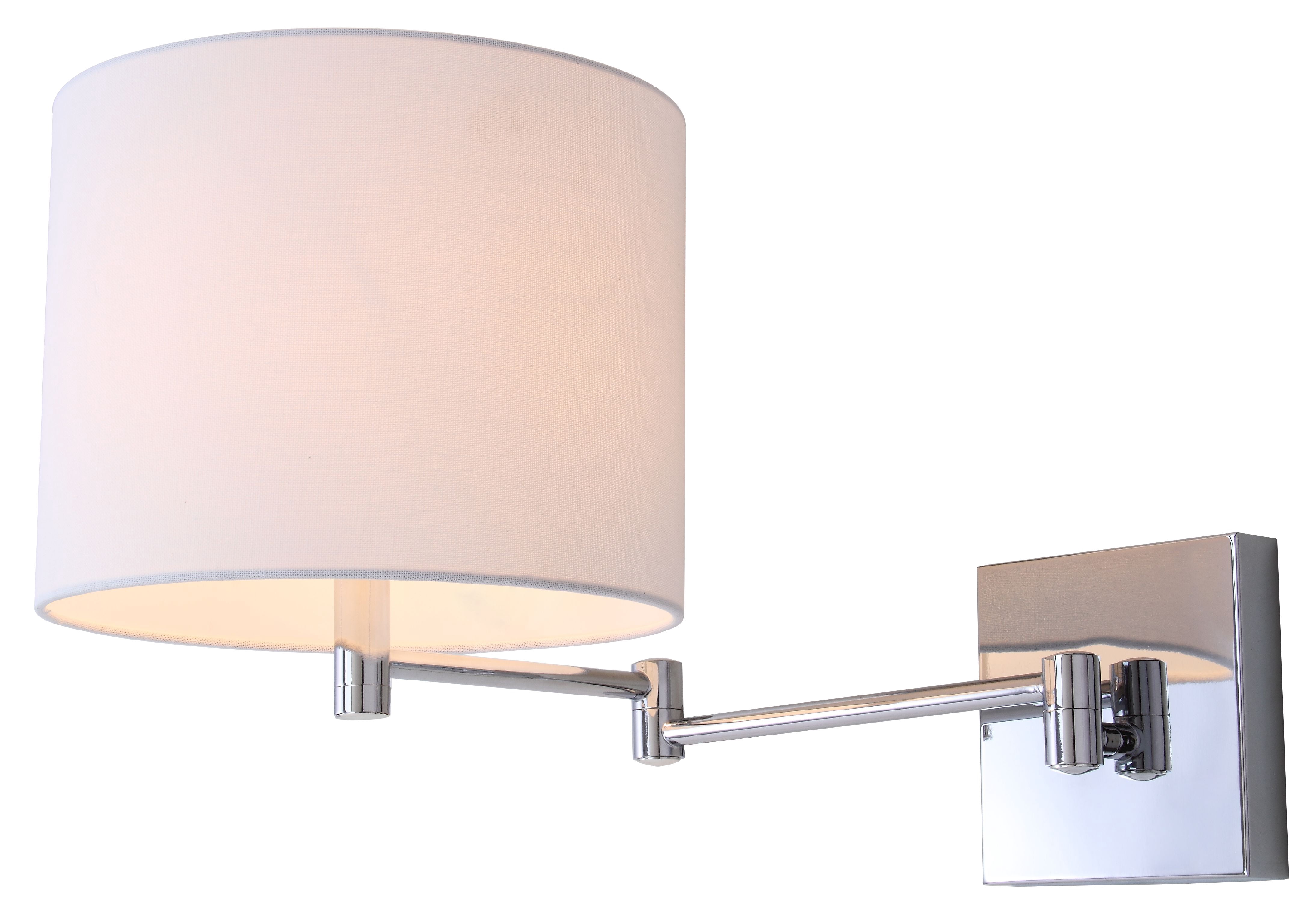 SAFAVIEH Lillian 12 in. High Wall Sconce, Chrome, Set of 2