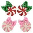 thumbnail image 4 of Gymnture christmas 2 Pairs Christmas Clips Glittering Sequin Hair Clips Bow Hair Barrettes Christmas Hair Accessories, 4 of 10