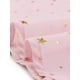thumbnail image 5 of Vestido de mujer de gasa Allegra K con cintura fruncida y manga larga con estrellas brillantes Rosa S, 5 of 6