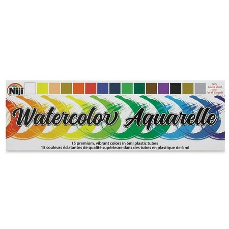 UPC: 0031248981677 | Yasutomo NNC15 Niji Water Color Set 15 Colors
