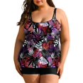 thumbnail image 1 of Traje de baño Tankini Aleumdr para mujer, talla grande, Tummy Control, 1 of 7