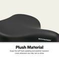 thumbnail image 6 of Schwinn Midway Cruise Large Comfort Bike Seat, Soft Foam, Black, 6 of 8