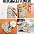 thumbnail image 6 of Kitchen Dish Towels, Paris Kitchen Towels Set of 4 Super Soft Absorbent Dish Towels Set Microfiber Polyester Kitchen Dish Cloths Decorative Tea Towels, 28x18 Inch Washcloth Gift, 6 of 7