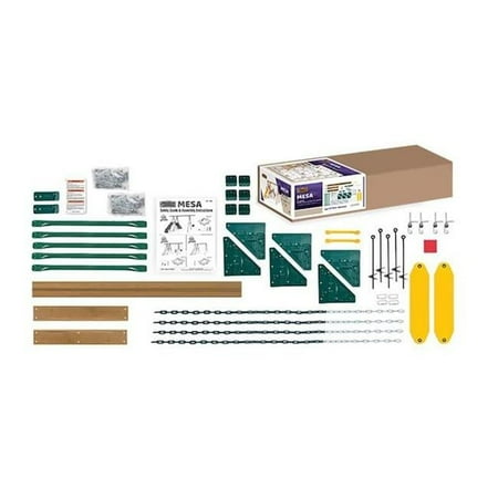 layStar Mesa RTA Residential Wood Swing Kit Set, 2 Swings