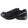 thumbnail image 4 of Salomon Speedcross 4 Black/Black Metallic Men's Trail Running Shoes 383130, 4 of 5