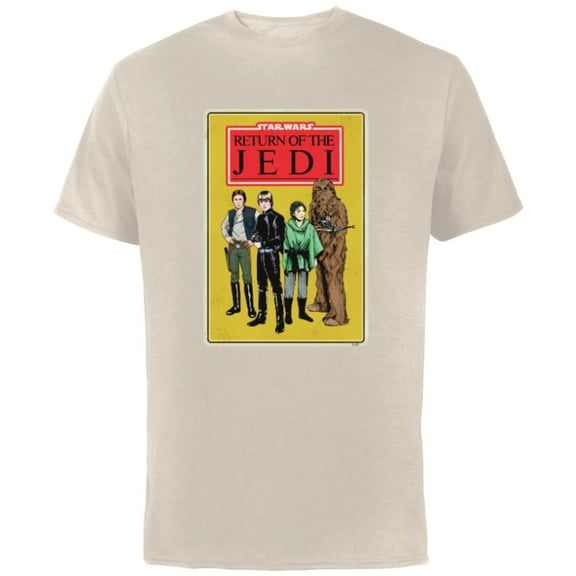 Star Wars Return of the Jedi - Short Sleeve Cotton T-Shirt for Adults - Customized-Natural
