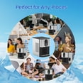 thumbnail image 5 of KNDKO Nugget Ice Maker Make Ice Efficiently, Be Ready For Ice Available In 15-20 Mins For 1-2 Cups Of Drink And Make 44 Lbs Ice In 24 Hours, Perfect For Family Party Or Office, 5 of 9