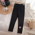 thumbnail image 2 of Zshosam Baby Girl Leggings Girl Winter Thick Warm Pant Printing Fleece Lined Legging Tight Size 7T 8T,(Black 7-8 Years), 2 of 4