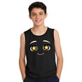 thumbnail image 3 of Camisola de Niños Pequeños para Niños de 3 a 15 Años con Impresión de Gradiente Lindo, Tela Suave sin Mangas para Uso Informal Y Ocasiones Especiales, 3 of 8