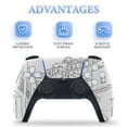 thumbnail image 4 of Skin Sticker for PS5 Slim Standard PS5 Pro Disc Digital Edition Console and Controllers Decals for Playstation 5 (Town Greek ,PS5 Pro Standard), 4 of 5