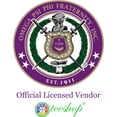 thumbnail image 2 of Omega Psi Phi Year 1911 Chenille Numbers Sew-On Patch Set [Purple - 2.75"T], 2 of 2