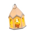 thumbnail image 2 of Lámpara de noche navideña, lámpara de guardería, colgante decorativo retro para árbol de Navidad. Papá Noel blanco, 2 of 9