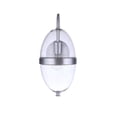 thumbnail image 2 of ZA3514-SA Craftmade Lighting Sivo - 1 Light Medium Outdoor Wall Lantern-15 Inch Tall and 6.75 Inch Wide-Satin Aluminum Finish, 2 of 5