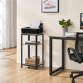 thumbnail image 4 of Alden Design Industrial Wood and Metal 3-Tier End Table for Living Room, Gray, 4 of 8