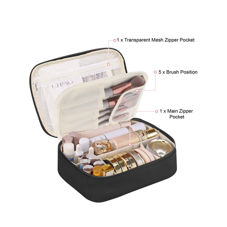 amazon prime makeup travel bag Omeily & Toiletry for Women Cosmetic Bag Makeup Organizer through security checks HOTOR Hanging Travel Toiletry Bag