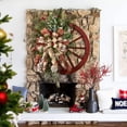 thumbnail image 3 of Christmas Wreath, 15.76'' Christmas Wreaths for Front Door Indoor Window Wall Decor, Outdoor Christmas Decorations, 3 of 8