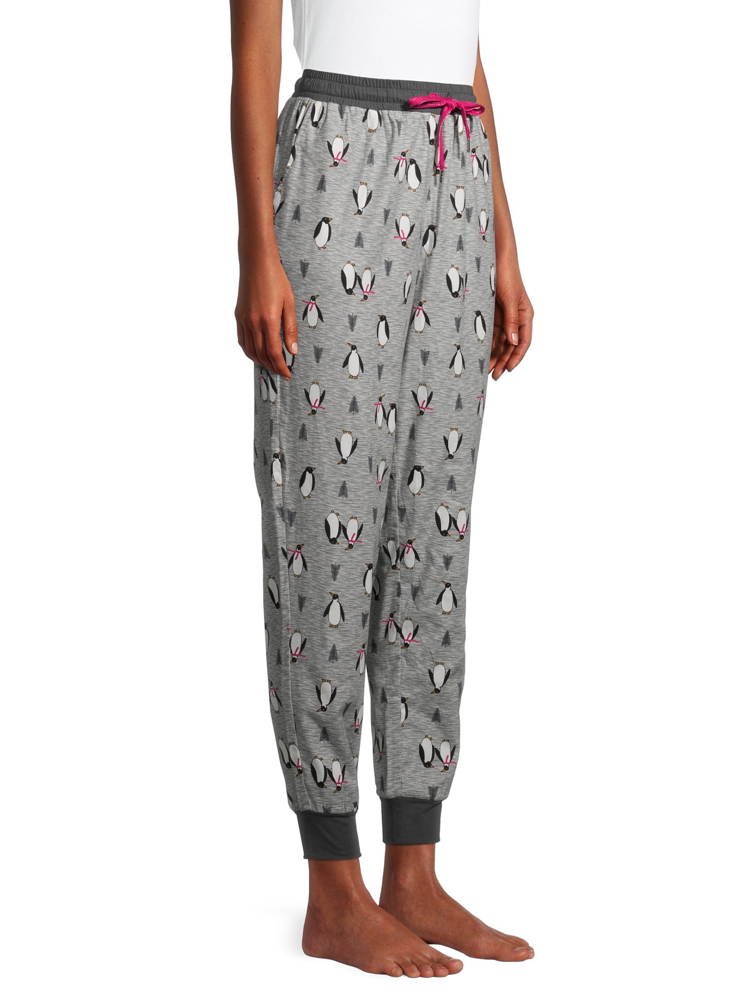 Secret Treasures Women's Penguin Flannel Joggers