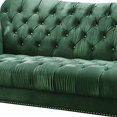 thumbnail image 2 of Acme Furniture Sofa, Green Velvet, 2 of 2