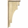 thumbnail image 3 of 6"W x 14"D x 30"H Mediterranean Rough Sawn Corbel w/Backplate, Douglas Fir, 3 of 9