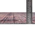 thumbnail image 6 of Unique Loom Maahru Collection Area Rug - Quarter Moon (4' 1" x 6' 1" Oval Antique Rust Red/Blue), 6 of 12