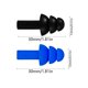thumbnail image 2 of pares de tapones para los oídos para dormir, tapones para los oídos para nadar (negro + azul real), 2 of 5