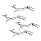 thumbnail image 5 of Soporte Para Cubiertos Con Forma De Animal, Soporte Para Palillos Plateado, Estante Versátil Para Tenedor Y Cuchara, 4 Uds., 5 of 7