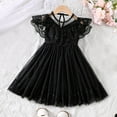 thumbnail image 2 of ANINEO Toddler Girls Fly Sleeve Holiday Party Clothing Lace Dress Dance Party Dresses Clothes, 2 of 7