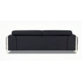 thumbnail image 5 of Bedroom Modern Italian Leather Sofa 220cm with Solid Wood Frame, 5 of 12