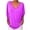 Purple, variant on KIHOUT Women's V-neck T-shirt Tops 3/4 Sleeve Solid Color Blouse