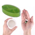 thumbnail image 4 of Unique Bargains 1 Pc 4 Grids Rotating Lid Pill Case Durable for Travel Green, 4 of 6