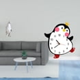 thumbnail image 2 of Escultura De Pingüino, Figura Coleccionable, Artesanía, Adorno Decorativo, Estatua De Animal De Resina Para Inauguración De La Casa, Mesa, Bar, Dormitorio, Oficina, Reloj De Pared De Madera, 2 of 8