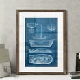 thumbnail image 2 of Antique Ship Blueprint II - Barnwood Framed Print - 17 x 20 - Walnut, 2 of 4