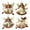 C, variant on 4Pcs Wooden Angel Christmas Ornaments Vintage Style Religious Hanging Decor - Painted Rustic Angel Figurines for Xmas Tree, Holiday Crafts, Gift Tags, and Home Display