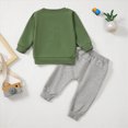 thumbnail image 3 of Xudanell Boys Clothing Sets Mamas Boy Letter Print Long Sleeve Sweatshirt Pullover Tops And Jogger Pants Cute Fall Winter Outfit, 3 of 6