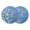 Blue, variant on Spring Floral Round 15 Inch Placemats Set of 8, White Cherry Blossom Fowers Sky Blue HeatResistant Non Slip Place Mats for Dining Table, Wipeable Braided Kitchen Table Mats for Housewarming