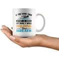 thumbnail image 3 of Swimmer Funny Sport Practice Try Holding Your Breath Swimming Coffee Mug 11 ounces Ceramic Cup, 3 of 4