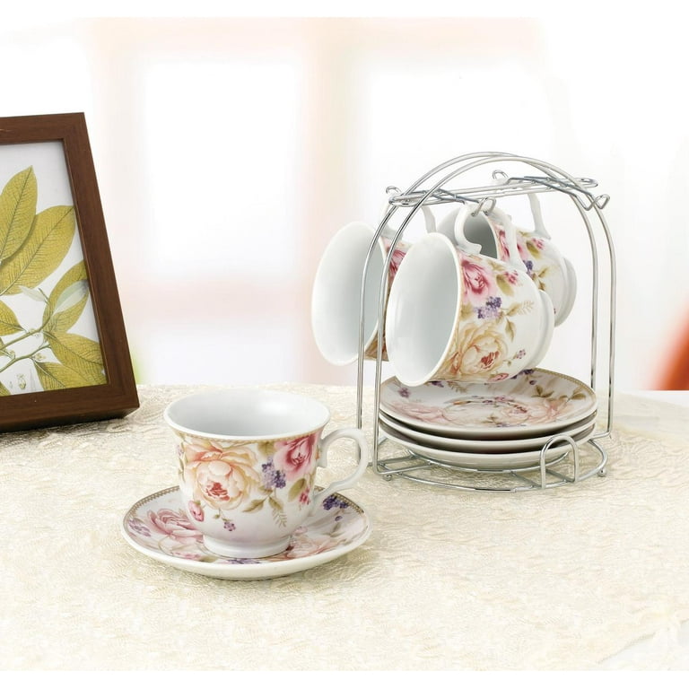 Beauty Novelty Enamel Coffee Cups  Coffee Cups Flower Tea Cups - Novelty  Coffee Cup - Aliexpress